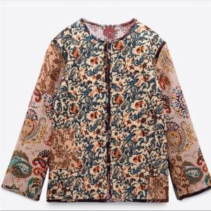 Zara reversible quilted jacket